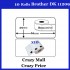 10x DK11209 DK 11209 Thermal Labels For Brother QL500 QL 560 570 580N 1060N ETC