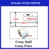 10x 99019 SD99019 Address Thermal Label 59x190mm For Dymo Seiko Writer Printer