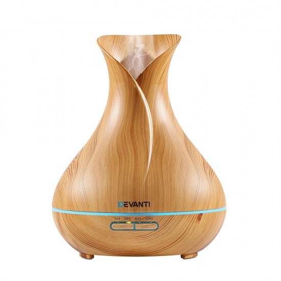 400ml 4 in 1 Aroma Diffuser remote control - Light Wood 400ml 4 in 1 Aroma Diffuser remote control - Light Wood