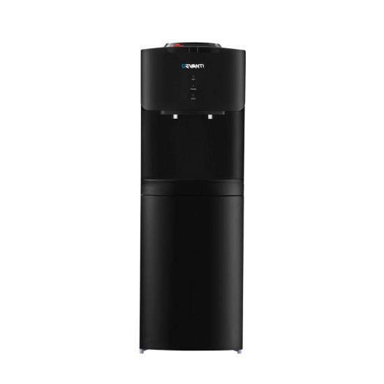 Water Cooler Dispenser Mains Bottle Stand Hot Cold Tap Office Black Water Cooler Dispenser Mains Bottle Stand Hot Cold Tap Office Black