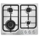Gas Cooktop 60cm Gas Stove Cooker 4 Burner Cook Top Konbs NG LPG Steel Gas Cooktop 60cm Gas Stove Cooker 4 Burner Cook Top Konbs NG LPG Steel