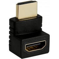 Right Angle 270 Degree HDMI Male to Female Plug Play Connector Adapter joiner