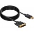 6ft 1.8M Display Port DP To DVI-D Dual Link 24+1Pin Male Gold Connection Cable