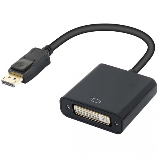 DP Display Port DisplayPort Male To DVI Female 24+5 Pin Converter Adapter Cable
