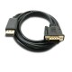 1.8M Display Port DP Male To VGA/M Cable Converter Connector Adaptor