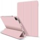 iPad Pro 11 Inch 2020 Soft Tpu Smart Premium Case Auto Sleep Wake Stand Cover Pencil holder Pink