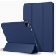 iPad Pro 11 Inch 2020 Soft Tpu Smart Premium Case Auto Sleep Wake Stand Cover Pencil holder navy blue