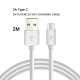 2M 3A USB 2.0 A Male Type c USB C 3.1 Cable Male Power data Fast Charging Cable