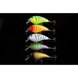 5x 8.5cm Popper Crank Bait Fishing Lure Lures Surface Tackle Saltwater