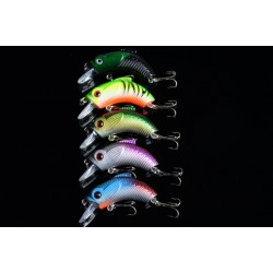 5x 5.5cm Popper Crank Bait Fishing Lure Lures Surface Tackle Saltwater