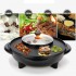 2 in 1 Non-stick Grill Oven Frying Cook Barbecue Teppanyaki BBQ Hot pot Pan