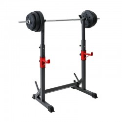 2 x Squat Barbell Pair Rack Bench Home Gym Weight Fitness Lifting Stand