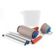 3 pcs Painting Roller Paint Tool Brush Kit Runner Plastic Cup Tube Home 3 pcs Painting Roller Paint Tool Brush Kit Runner Plastic Cup Tube Home
