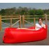 Inflatable Chair Portable Air Couch, Air Sofa Bag Lounge Red