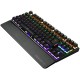 Mechanical Gaming Keyboard Green Switches 87 Keys LED Backlight PC and Laptop