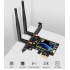 AX PCI WiFi Card WiFi 6 Dual Band 3000 Mbps AX200 PCIE Wireless WiFi Card with Bluetooth 5.1