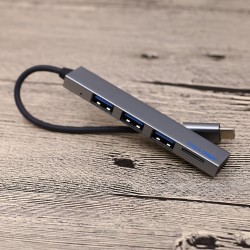 USB C Hub Adapter  USB-C to Card Reader 3 Ports USB 3.0