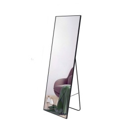 Aluminum Framed Slim Design Full Body Mirror Wall Mounted Bedroom Living Make Up