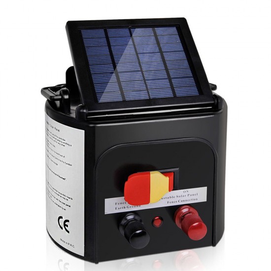 Giantz 5km Solar Electric Fence Charger Energiser Giantz 5km Solar Electric Fence Charger Energiser