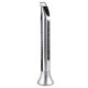 Portable Cross Flow Tower Fan - Silver Portable Cross Flow Tower Fan - Silver