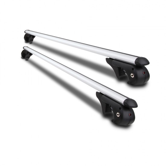 Giantz 1350mm Universal Aluminium Lockable Roof Rack - Silver Giantz 1350mm Universal Aluminium Lockable Roof Rack - Silver
