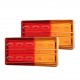 2x LED Tail Lights Indicator & Brake Lights Submersible 12V 2x LED Tail Lights Indicator & Brake Lights Submersible 12V