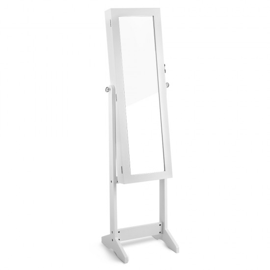 110cm Mirror with Cabinet - White 110cm Mirror with Cabinet - White