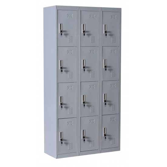 12 Door Locker - Office/Gym - Light Grey 12 Door Locker - Office/Gym - Light Grey