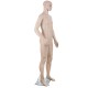 186cm Tall Full Body Male Mannequin - Skin Coloured 186cm Tall Full Body Male Mannequin - Skin Coloured