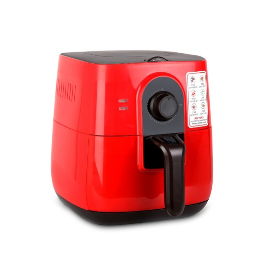 3L Oi Free Air Fryer - Red 3L Oi Free Air Fryer - Red