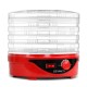 Food Dehydrator with 5 Trays - Red Food Dehydrator with 5 Trays - Red