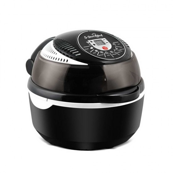 10L 8 Function Convection Oven Cooker Air Fryer- Black 10L 8 Function Convection Oven Cooker Air Fryer- Black