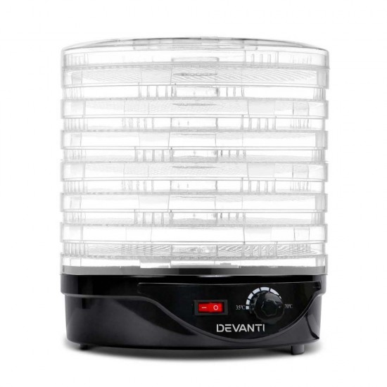Food Dehydrator with 7 Trays - Black Food Dehydrator with 7 Trays - Black