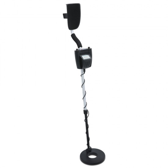 Metal Detector Searching Gold Digger Treasure Hunter LCD Screen with Headphones Black Metal Detector Searching Gold Digger Treasure Hunter LCD Screen with Headphones Black