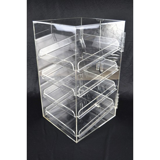 4 Tray 5mm Acrylic Bakery Muffin Donut Pastry Display Cabinet 4 Tray 5mm Acrylic Bakery Muffin Donut Pastry Display Cabinet