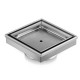 115x115mm Stainless Steel Shower Grate Tile Insert Drain Square Bathroom 115x115mm Stainless Steel Shower Grate Tile Insert Drain Square Bathroom