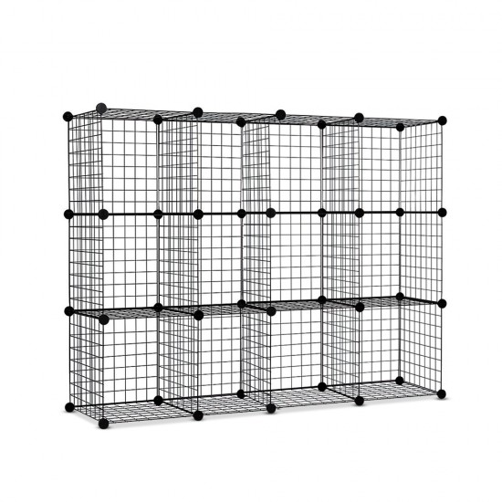 12 Cube Mesh Wire Storage Cabinet 12 Cube Mesh Wire Storage Cabinet