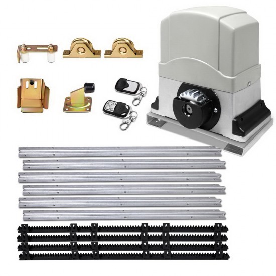 LockMaster Electric Sliding Gate Opener 1200KG With Hardware Kit 4M Rail LockMaster Electric Sliding Gate Opener 1200KG With Hardware Kit 4M Rail