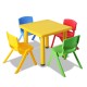Keezi 5 Piece Kids Table and Chair Set - Yellow Keezi 5 Piece Kids Table and Chair Set - Yellow