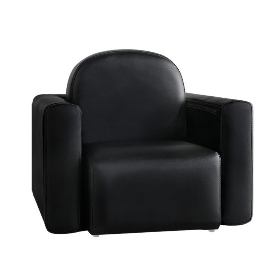 Artiss Kids Covertible Armchair - Black Artiss Kids Covertible Armchair - Black