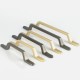 Gold Black Zinc Kitchen Cabinet Handles Drawer Bar Handle Pull 96mm 128mm 160mm Gold Black Zinc Kitchen Cabinet Handles Drawer Bar Handle Pull 96mm 128mm 160mm