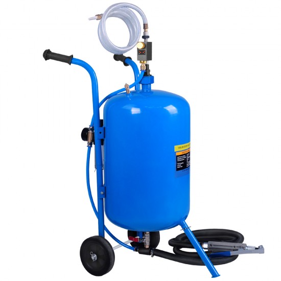 Giantz 100LB Portable Soda/Sand Blaster - Blue Giantz 100LB Portable Soda/Sand Blaster - Blue