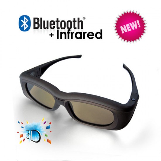 3D Active Glasses with Bluetooth & Infra-Red Technology 3D Active Glasses with Bluetooth & Infra-Red Technology