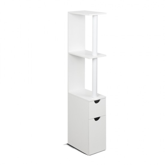 Artiss Freestanding Bathroom Storage Cabinet - White Artiss Freestanding Bathroom Storage Cabinet - White