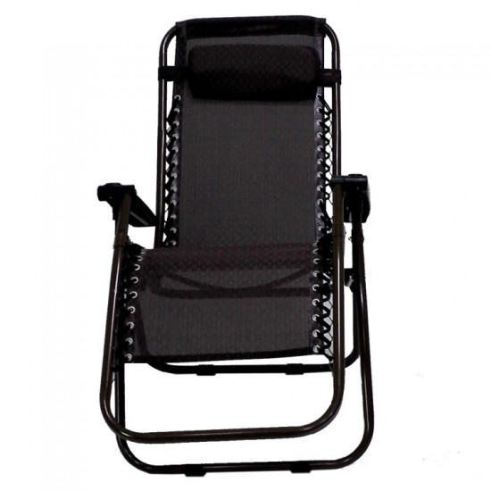 2 x Black Lounge Chairs - Patio Outdoor Garden Yard Beach Caravan 2 x Black Lounge Chairs - Patio Outdoor Garden Yard Beach Caravan