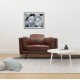 1 Seater Stylish Leatherette Brown York Sofa 1 Seater Stylish Leatherette Brown York Sofa