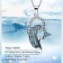 Necklace Made With Swarovski Crystal Pendant Silver Jewelry Dolphin