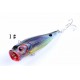 6X 9cm Popper Poppers Fishing Lure Lures Surface Tackle Fresh Saltwater