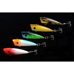 5X 6cm Popper Poppers Fishing Lure Lures Surface Tackle Fresh Saltwater