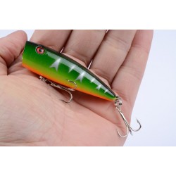 5X 7cm Popper Poppers Fishing Lure Lures Surface Tackle Fresh Saltwater